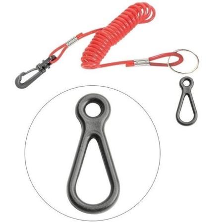 Security stop key with string - Mariner and Mercury N81754223363