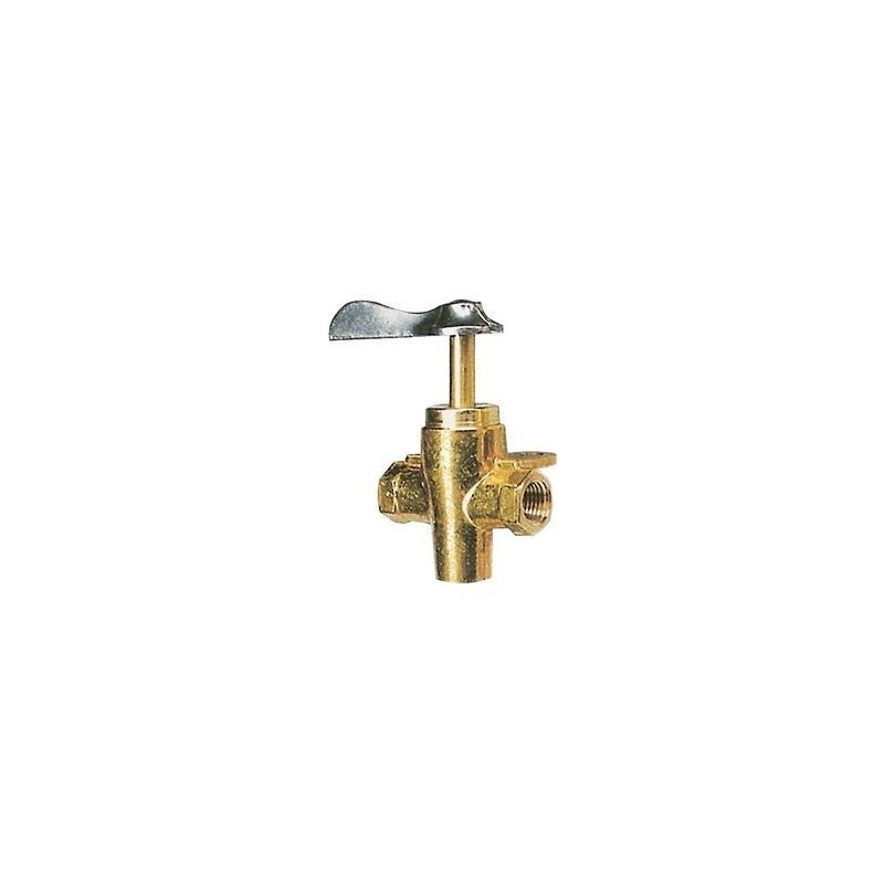 Three way brass fuel valve Thread 3/8" OS1730503