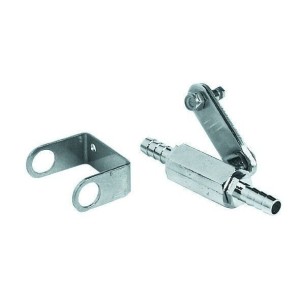 Chrome plated brass fuel ball valve OS1740500