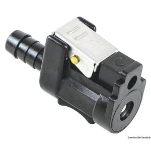 8-mm (5/16") Ø female conncetor, engine side from year 1988 N80354702065