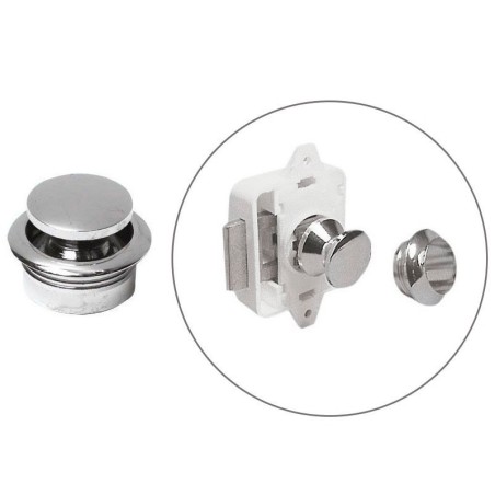 Pomello in ottone cromato per portelli fino a Ø13mm N60311305320-18%