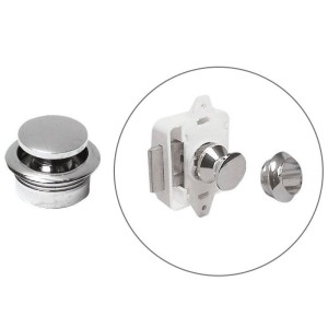 Pomello in ottone cromato per portelli fino a Ø16mm OS3818102-18%