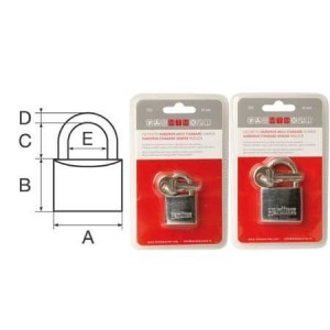 Lucchetto Arco Standard in Acciaio Inox 50x40.3x29.5x7.9x27.9mm MT0344450-10%