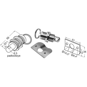 Chiusura per gavoni in acciaio inox OS3840550-0%