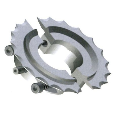 Stainless steel line clamp cutter Axis Ø 50mm Outer Ø 120mm OS5296110