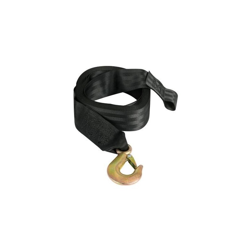 10 m Nylon winch strap with snap hook OS0209003
