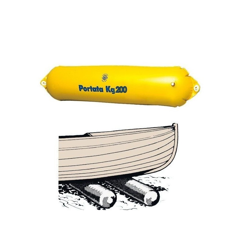 Rullo alaggio gonfiabile in PVC D.22x130 cm Portata 200 kg N91359604396-24%