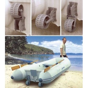 Pair launching wheels for Inflatable Boats 3 locking Positions N91359604405