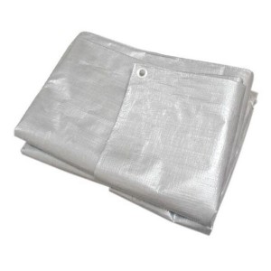 Sea Tarpaulin Protective Waterproof Cover with Eyelets 5x2.5m 120gr/mq LZ57234