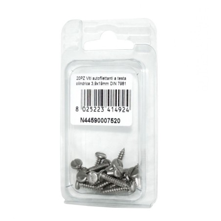 DIN7981 A2 Stainless Steel Cylindrical head self-tapping screws 3.9x19mm 20pcs N44590007520