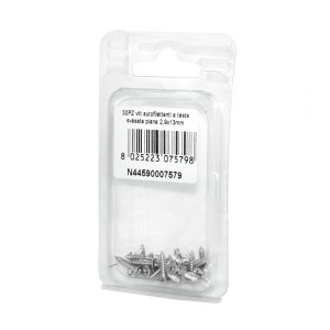 Viti autofilettanti a testa svasata piana DIN7982 Inox A2 2,9x13mm 30pz N44590007579