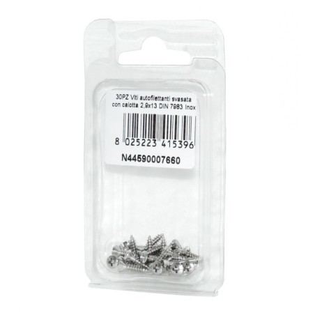 DIN 7983 Self-tapping Countersunk head cap screws 2.9x13mm 30pcs N44590007660