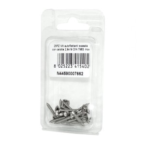 Viti autofilettanti testa svasata calotta a croce DIN7983 2,9x19mm 25pz N44590007662