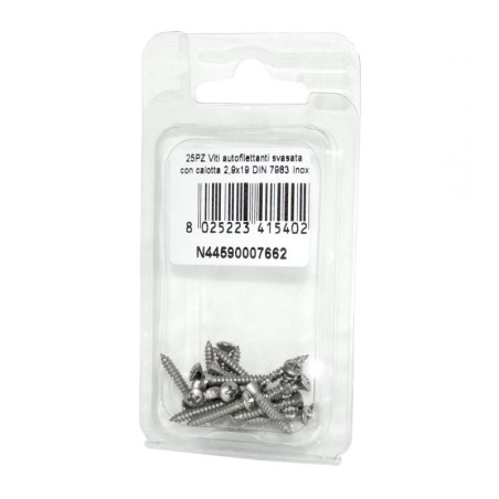 DIN 7983 Self-tapping Countersunk head cap screws 2.9x19mm 25pcs N44590007662