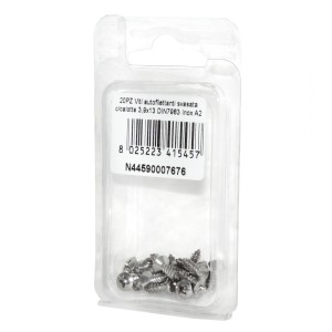 Viti autofilettanti testa svasata calotta a croce DIN7983 3,9x13mm 20pz N44590007676