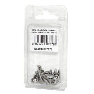 Viti autofilettanti testa svasata calotta a croce DIN7983 3,9x19mm 20pz N44590007678