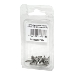Viti autofilettanti testa svasata calotta a croce DIN7983 4,2x13mm 20pz N44590007684