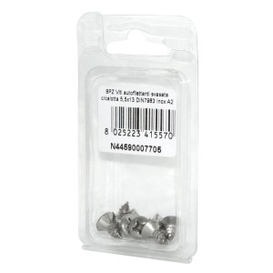 Viti autofilettanti testa svasata calotta a croce DIN7983 5,5x13mm 8pz N44590007705