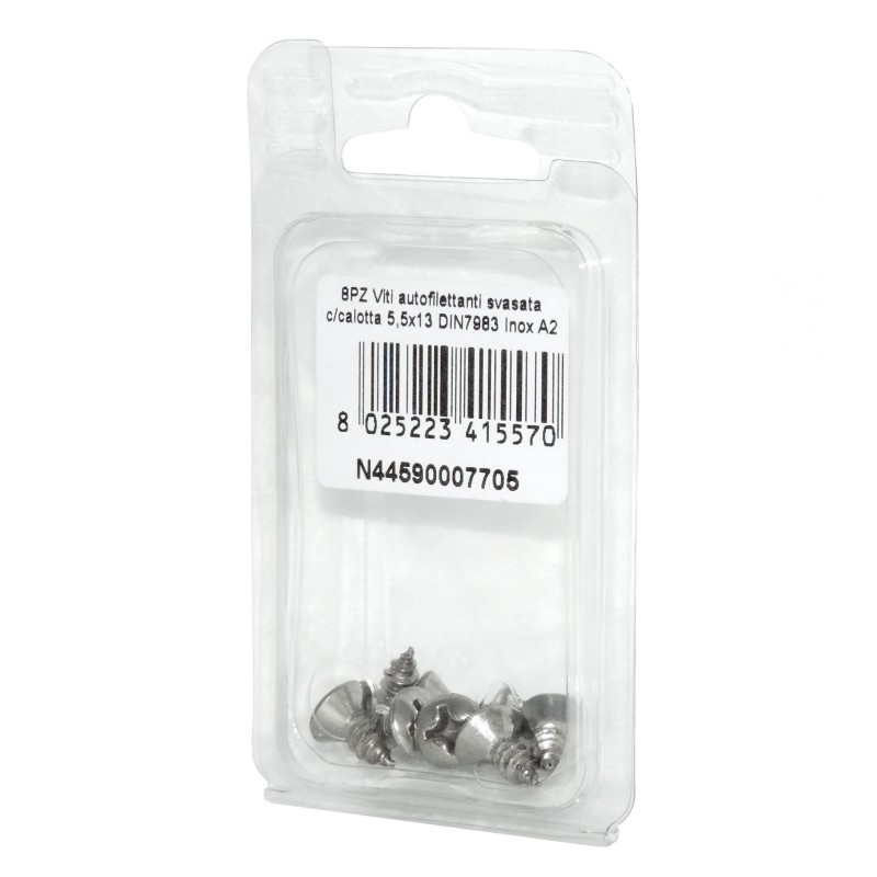 DIN 7983 Self-tapping Countersunk head cap screws 5.5x13mm 8pcs N44590007705