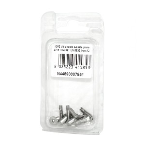 DIN7991 St. Steel A2 Flat Countersunk Head Allen Screws 4x16mm 10pcs N44590007851