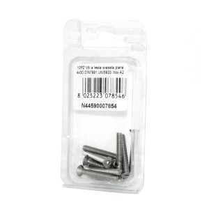 DIN7991 St. Steel A2 Flat Countersunk Head Allen Screws 4x30mm 10pcs N44590007854
