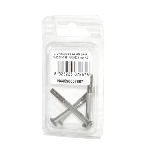 DIN7991 St. Steel A2 Flat Countersunk Head Allen Screws 5x50mm 4pcs N44590007867