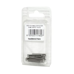 A2 DIN 84 UNI 6107 Stainless steel Cylindrical Head Screws 3x30mm 15pcs N44590007900