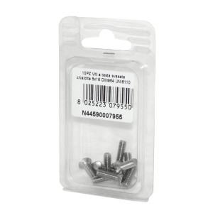 Viti a testa svasata con calotta DIN 964 UNI 6110 Inox A2 5x16mm 10Pz N44590007955