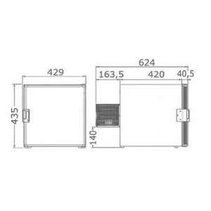 Frigorifero Congelatore Cruise 40 Cubic Capacità 40Lt 12/24V FNI2424773-30%
