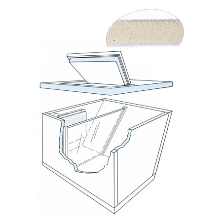 Kit 3 insulating panels 978x487mm FNI2424790