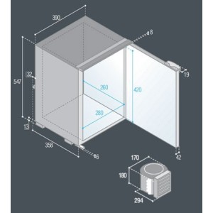 Vitrifrigo freezer C35BT-NAUTIC VT16004626
