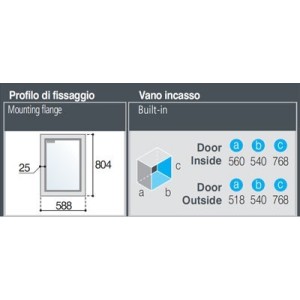 Vitrifrigo C110BT Congelatore ad Incasso Capacità 108 Lt Unità Esterna 12/24Vdc 52W Nero VT16004628-25%