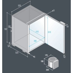 Vitrifrigo freezer C110BT-NAUTIC VT16004628