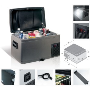 Vitrifrigo Runner Portable Refrigerator with digital thermostat C41D 12/24V 41lt VT16004649