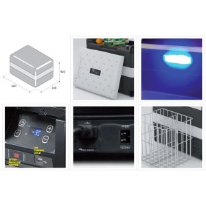 Vitrifrigo VF16P Portable Fridge-Freezer 16lt 12/24Vdc 100/240Vac VT16004654