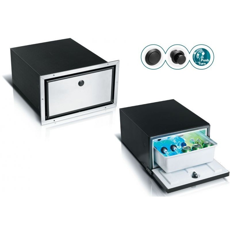 Vitrifrigo BRK35PX Frigorifero a cassetto 35lt 12/24V Porta acciaio + Push-Pull VT16004801-25%