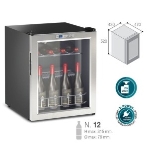Vitrifrigo DCW46 Cantinetta 12 Bottiglie 46lt 12/24V-110/240V Chiusura Pinlock VT16004900-25%