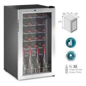Vitrifrigo DCW95 Wine Cellar 33 bottles 95lt 12/24V-110/240V Pinlock VT16004902