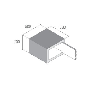 Vitrifrigo VSAFE2050 Cassaforte Elettronica frontale Display LED 15kg VT16005007-25%