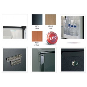 Vitrifrigo C 600 SL Absorption minibar 55lt 220/240V Wood door VT16005108