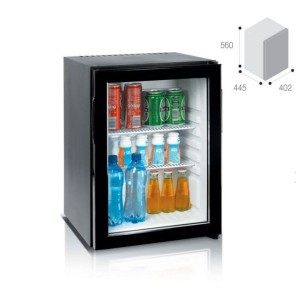 Vitrifrigo HC40V 40lt 220/240Vac absorption minibar Glass door VT16005124