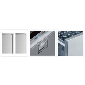 Vitrifrigo C180 OCX2 Frigo Monoporta Singolo in acciaio inox 157lt 12-24V VT16006322-25%