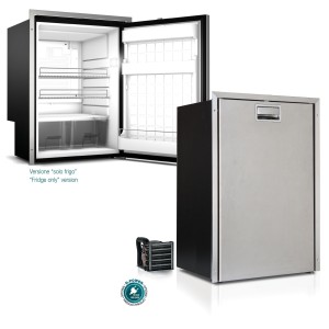 Vitrifrigo C130LAX OCX2 Frigo-freezer Inox 130lt 12/24V Unità Esterna con piastra VT16006358LAX-25%
