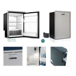 Vitrifrigo C75LX OCX2 Frigo-freezer Inox 75lt 12/24V Unità Esterna No piastra VT16006354LX-25%