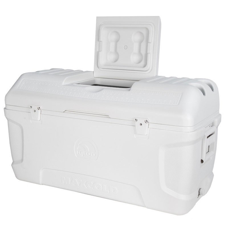 Ghiacciaia Portatile Igloo Maxcold Contour 157Lt 107x48x59Hcm 14Kg Bianco OS5055830-28%