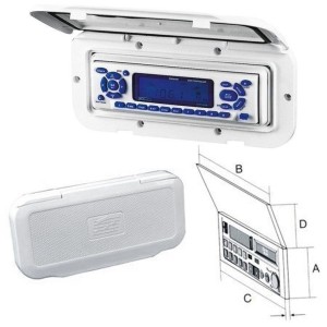 Radio CD watertight hatch White colour LZ50281