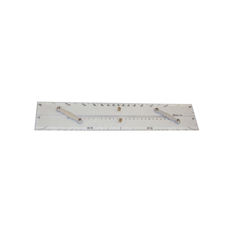 Jointed parallel with millimeter and goniometer 40cm MT2436540