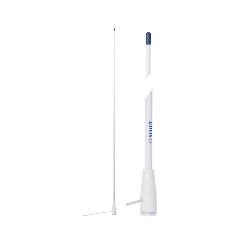 Scout KS-22 Antenna VHF VTR 3dB 150cm con Cavo RG-58 5m N100266502504-10%