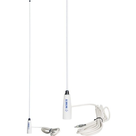 Scout KS-108 Fiberglass Antenna 90cm with AM-FM 4m +Jack Cable N100266502520