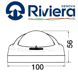 Bussola Riviera Aries da appoggio Bianca 100xh60mm N100368321244-15%